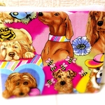 SALE!レアなUSA 華やかな犬猫ミニポーチ