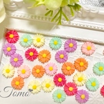 【30個セット】お花 カボション デイジー 13mm♡ #30101