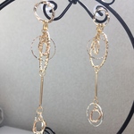 サークルピアス  個性派ピアス 大ぶりピアス