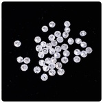 キュービックジルコニア  ﾎﾞﾀﾝｶｯﾄ2.5mm
