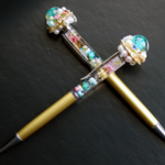 金のテュルソス・ハーバリウムボールペン