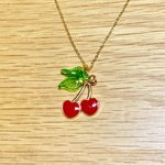 さくらんぼネックレス
