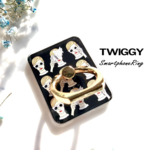 【スマホリング】ビッグサングラス sisters TIGGY/ブラック【受注生産】