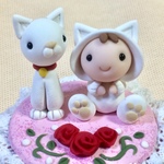 【h様ご依頼品】着ぐるみbaby & 白猫