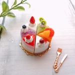 ❤︎ミニチュア フルーツカットケーキ❤︎