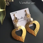 【再販】ring×pearl○縁をつなぐピアスorイヤリング