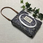 おしり拭きポーチ　リバティ　ジェニーズリボンズ　パープル