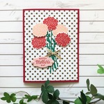 母の日に☆カーネーション花束カード
