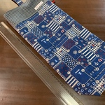 専用★50×8×9.5特殊形状バッグ ネイビーマリン
