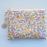 LIBERTY　 Felicite　フェリシテ　2010ES　13Y　ミモザ　ビニコのminiポーチ　◆　コインケース・小物入れに♪