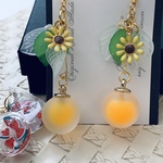 コロン♬🌻ジューシーみかんと向日葵🍊君ピアス又はイヤリング