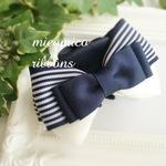 ＊r様御依頼品＊大人可愛い♡リボンバンスクリップ[Mサイズ]