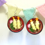天ぷら蕎麦ピアス