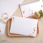 花紋のレターセット