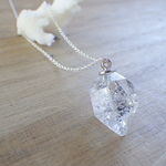 *sv925*Ice Rock 氷の欠片 一粒ネックレス 