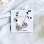 swing amethyst🌼ピアス/イヤリング