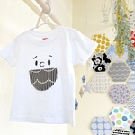 120cm FACE٩( ᐛ )و Ｔシャツ ホワイト
