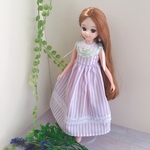 イングリッシュガーデンロングドレス＊パープル＊