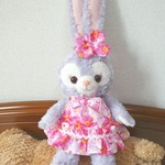 ウサギのムームードレス🐰メリア柄 明るいピンク（Ｓサイズ用ハワイアンコスチューム）