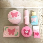 フェルトのメイクセット(ピンク)