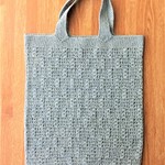 【蔵出しセール】リネンのフラットバッグ　ラメ入り 水色（2317a）