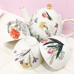 春の花々茶器セット