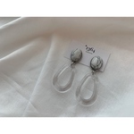 stone×clear hoop