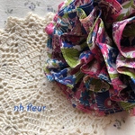 リバティ*Margaret  Annie *のお花のシュシュ