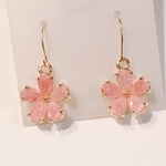 18金 ピックキューピックジルコニアピアス