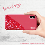 iPhone12/iPhone11/いちご♥ iPhoneXR/iPhoneXS/iPhone/スマホケース〈イチゴ〉苺/お揃い/ペア/名入れ/おそろい/春