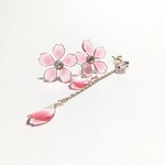 【美＊＊＊＊さまオーダー】 桜の2WAYピアス