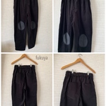 ry様ご注文品  黒コーデュロイのサルエルパンツ