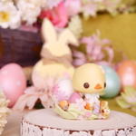 ひよこのイースターエッグフィギュア♪（フラワー）