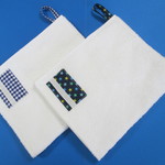 【Ｓ様のご依頼品】キッズ雑巾　２枚セット　ブルー系　♪