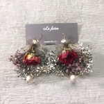ドライフラワーブーケアクセサリー❁⃘レッド