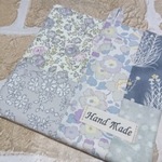 【sale】リバティパッチ＊ミニマット＊グレー