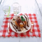 ☆ミニチュア  アイス乗せパンケーキ☆