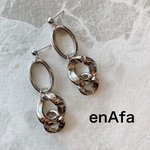 シルバーのチェーンジャラジャラおめかしピアス♡