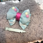 わんこリボン バレッタ⑮