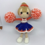 ご予約品♪女の子のあみぐるみ  チアガールペア 190413