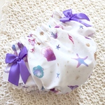 Ruban mou💜80cm💜フリルブルマ💜貝殻💜パープルホワイト