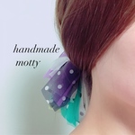 お出かけにもtulleリボンヘアゴム  PVC