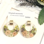 No.314  再販  ドライフラワーのリングピアス