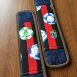 水筒肩紐カバー  サッカー柄