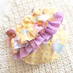 Ruban mou💜90cm💜フリルブルマ💜アニマル💜イエローパープル