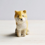 柴犬の置物【身長4.3センチ】