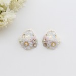 ☆6月28日20時販売開始☆スワロの紫陽花ブーケピアス（イヤリング）