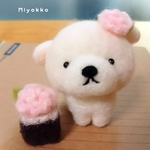 ふんわりお花のマルチーズ