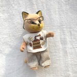 シルバニアファミリー コーヒーミル刺繍Tシャツ