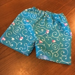 湯上りパンツ  唐草にパンダ  〜100㎝  かぼちゃパンツに変更可能！